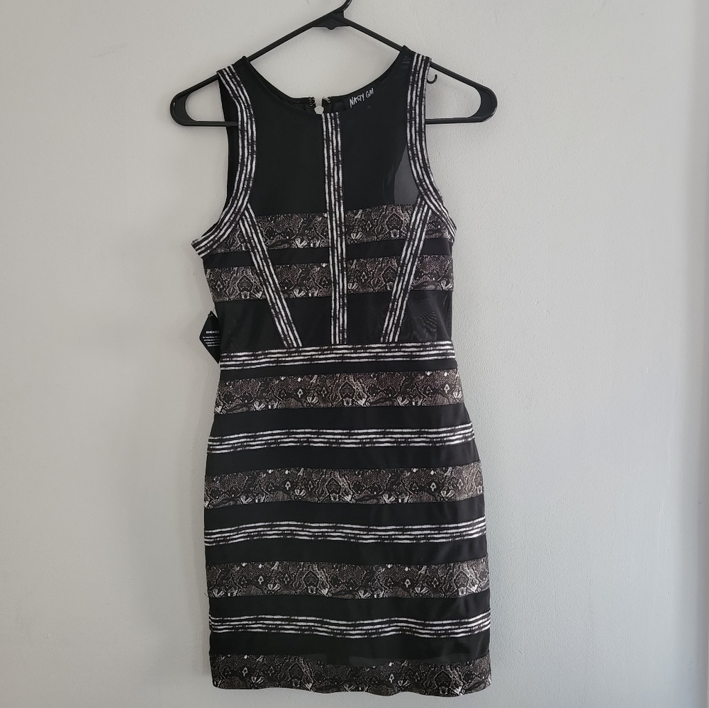 Nasty Gal bodycon mini dress